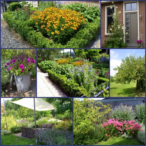 collage tuin